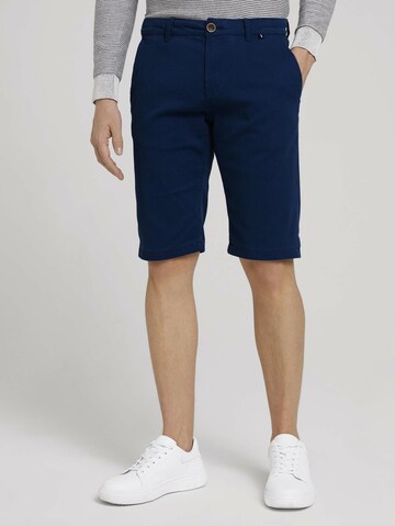 TOM TAILOR Shorts in Blau: front