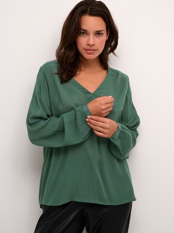 Kaffe Blouse 'KA Amber' in Groen: voorkant