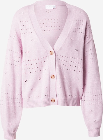 Cardigan 'VIRil' VILA en violet : devant
