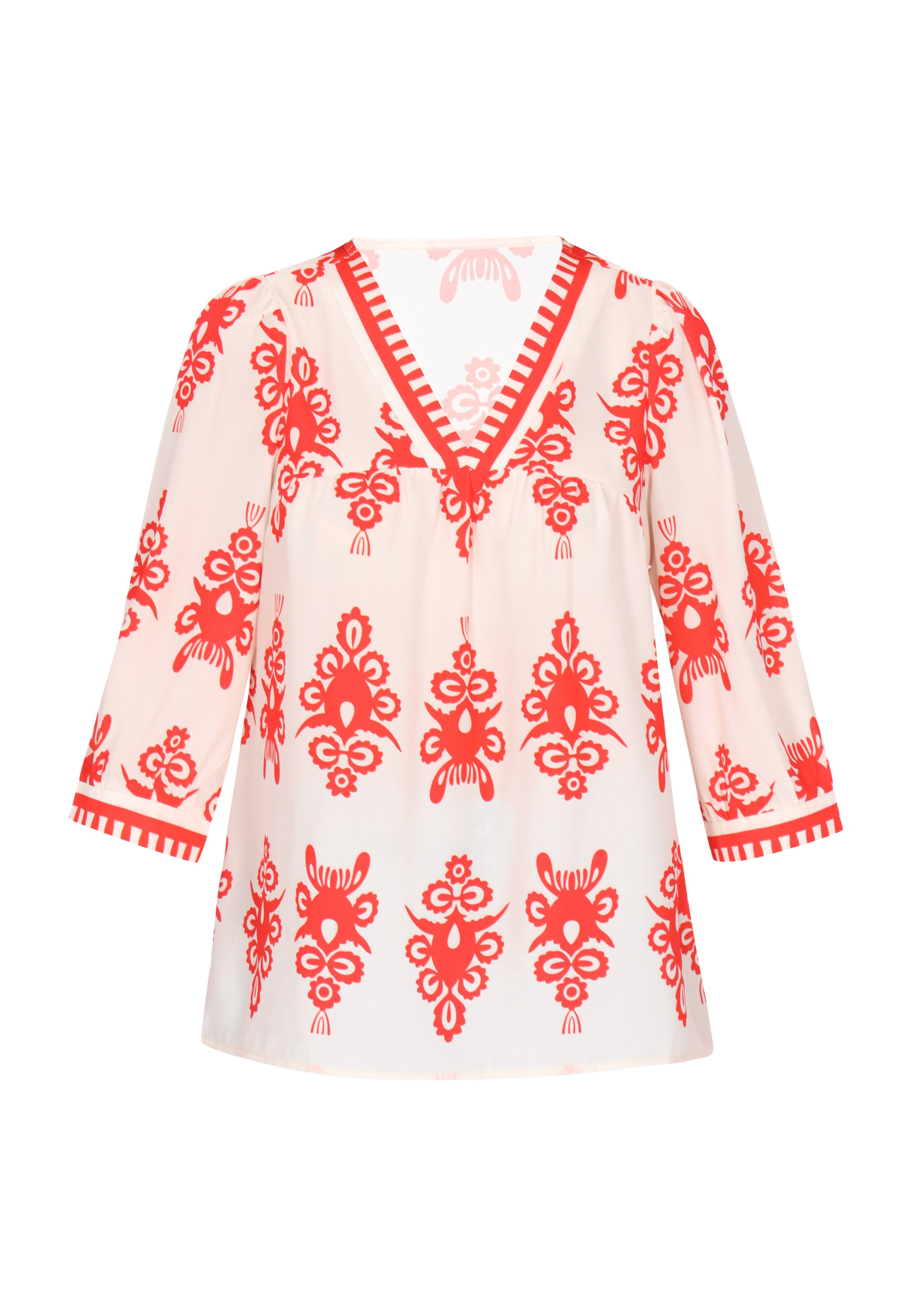 Bluză de la ebeeza pe bej: față