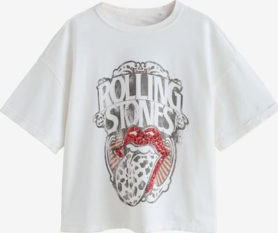 Next Majica 'The Rolling Stones' veličine 104 u svijetlonarančasta / crvena / crna / bijela, Pregled proizvoda