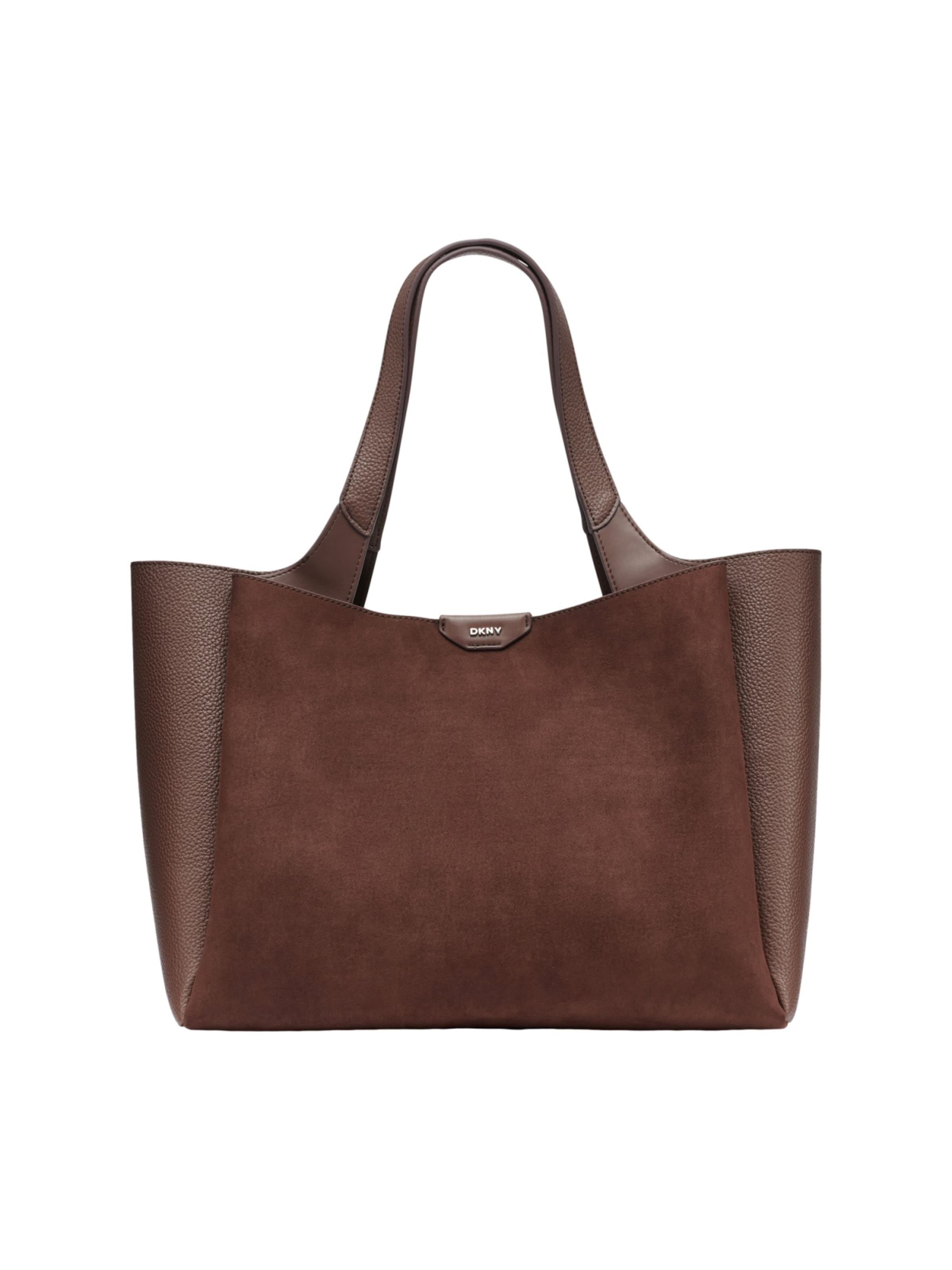 DKNY Sac bandoulière 'WILLA' en brun foncé, Vue avec produit