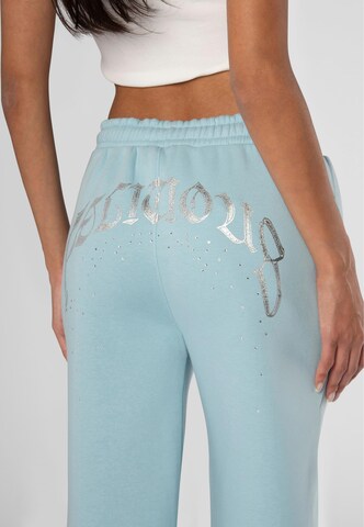 Felicious Loose fit Trousers in Blue