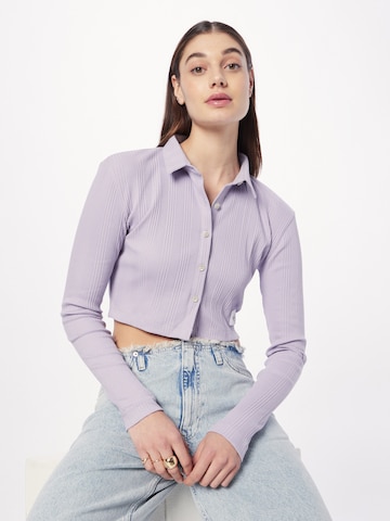 Calvin Klein Jeans - Blusa en lila: frente