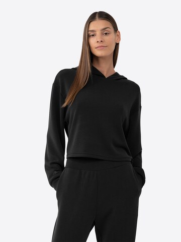 4F - Sweatshirt em preto: frente