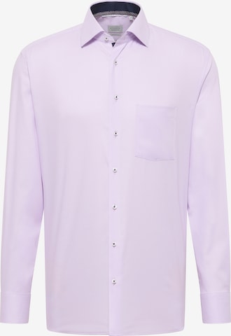 ETERNA Regular fit Business shirt in Purple: front