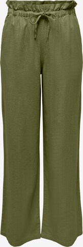 Pantalon 'Caro' ONLY en vert : devant