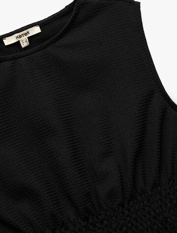 Koton Blusentop in Schwarz