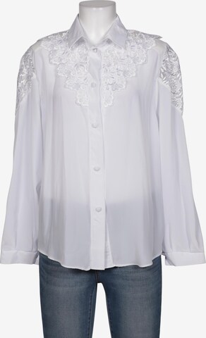 Elegance Paris Bluse L in Weiß: Vorderseite