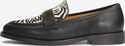 Kazar Moccasins in Black / White, Item view