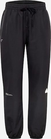 Pantaloni sport de la ADIDAS SPORTSWEAR pe negru: față