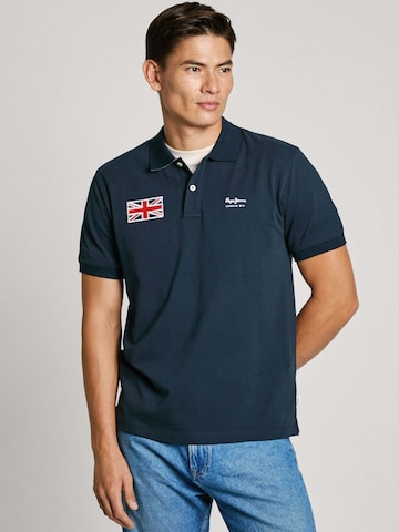 Pepe Jeans Shirt in Blauw: voorkant