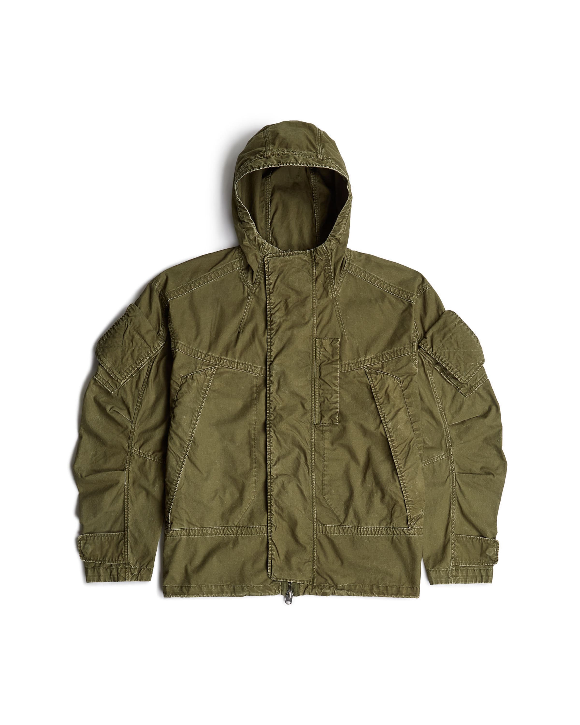 G-STAR Between-seasons parka 'GA-1' in Green: front