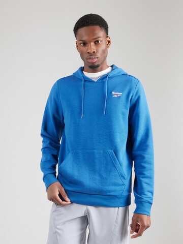 Reebok Sportovní mikina 'IDENTITY' – modrá: přední strana