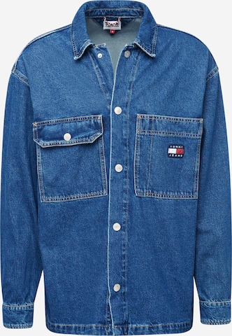 Tommy Jeans Φθινοπωρινό και ανοιξιάτικο μπουφάν 'Worker' σε μπλε: μπροστά