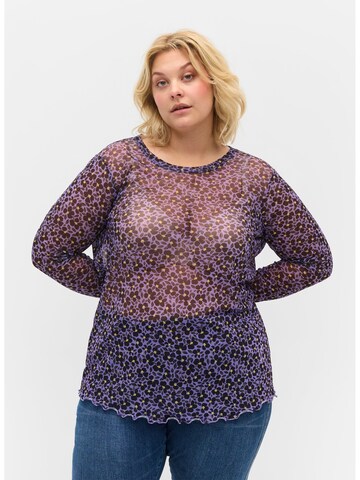 Zizzi - Blusa 'Rayne' em roxo