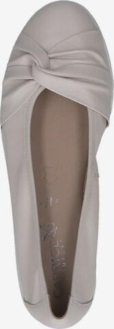 CAPRICE Ballet Flats in White