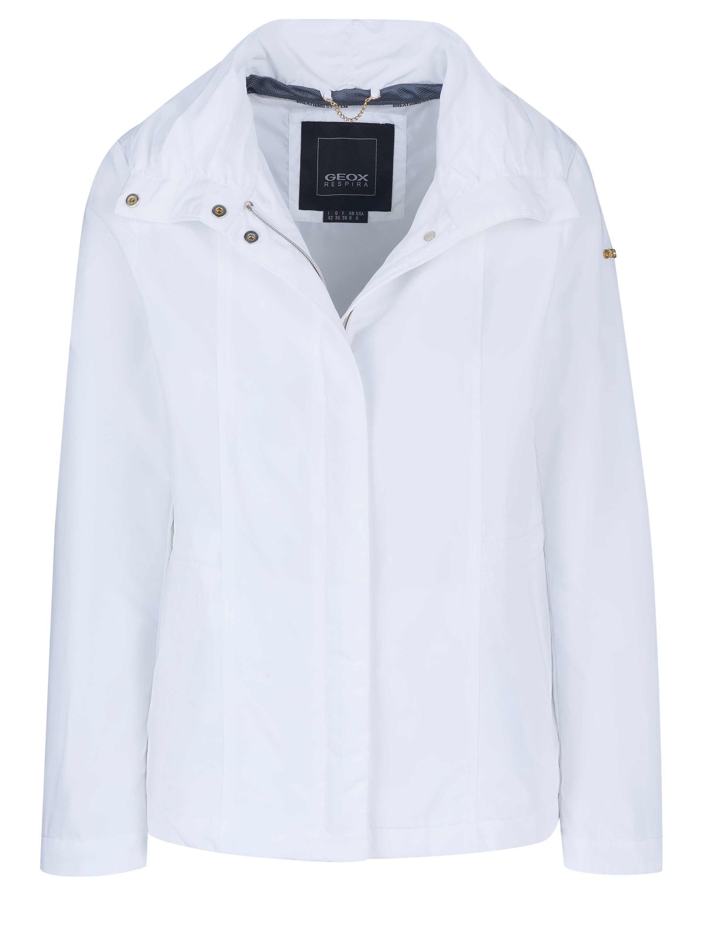 GEOX Übergangsjacke 'Geox Jacke'‌‌‌ in L in weiß, Produktansicht