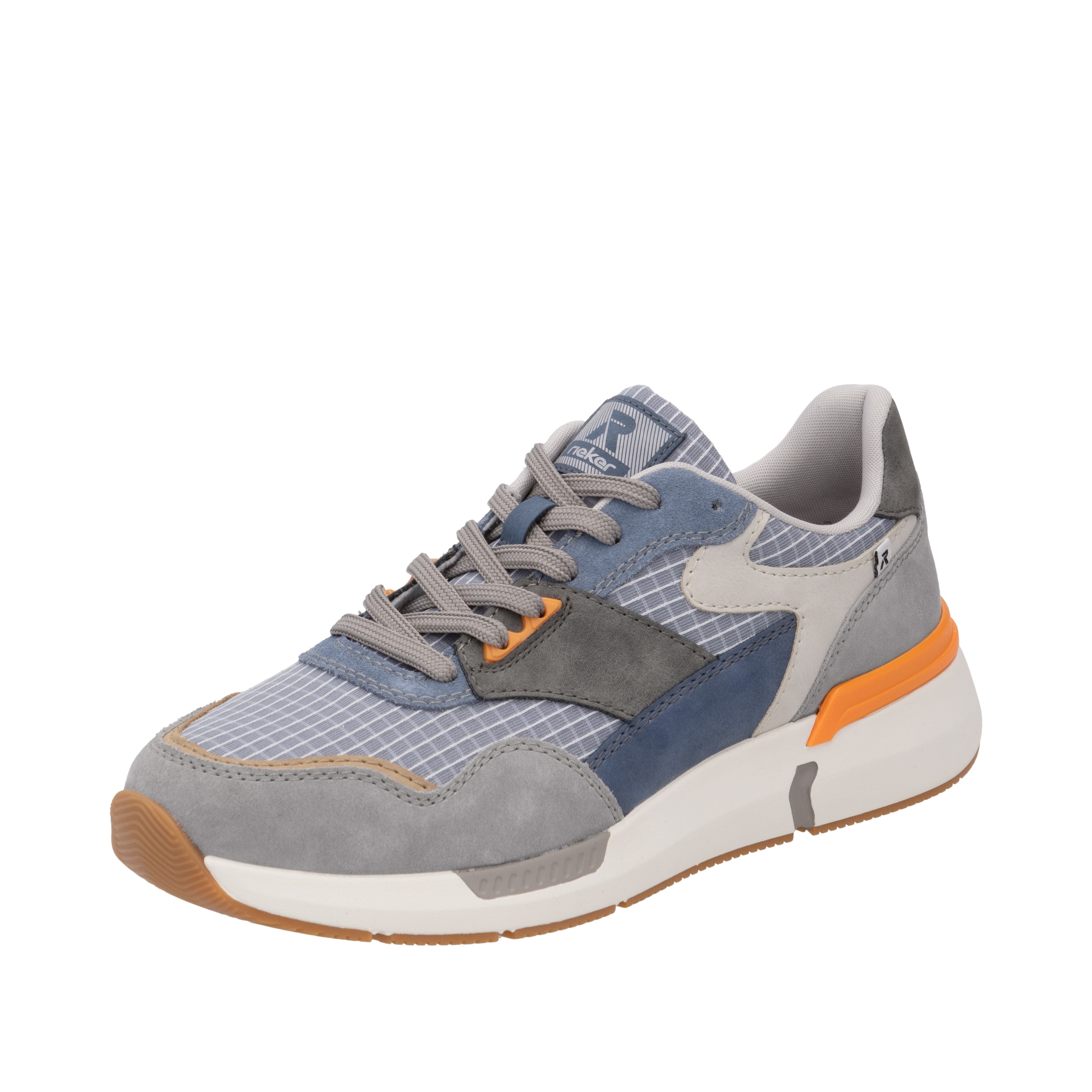 Sneaker bassa 'U1402' di Rieker Sport in blu: frontale