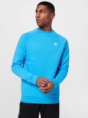 ADIDAS ORIGINALS Sweatshirt 'Adicolor Essentials Trefoil' in Blauw: voorkant