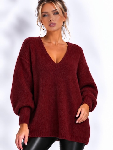 Worldclassca Oversizepullover in Rot: Vorderseite