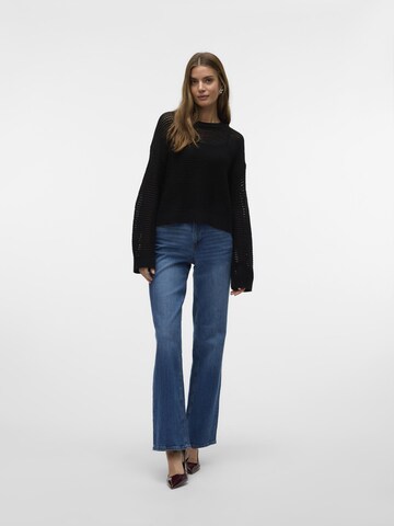 juoda VERO MODA Megztinis 'Newmadera'