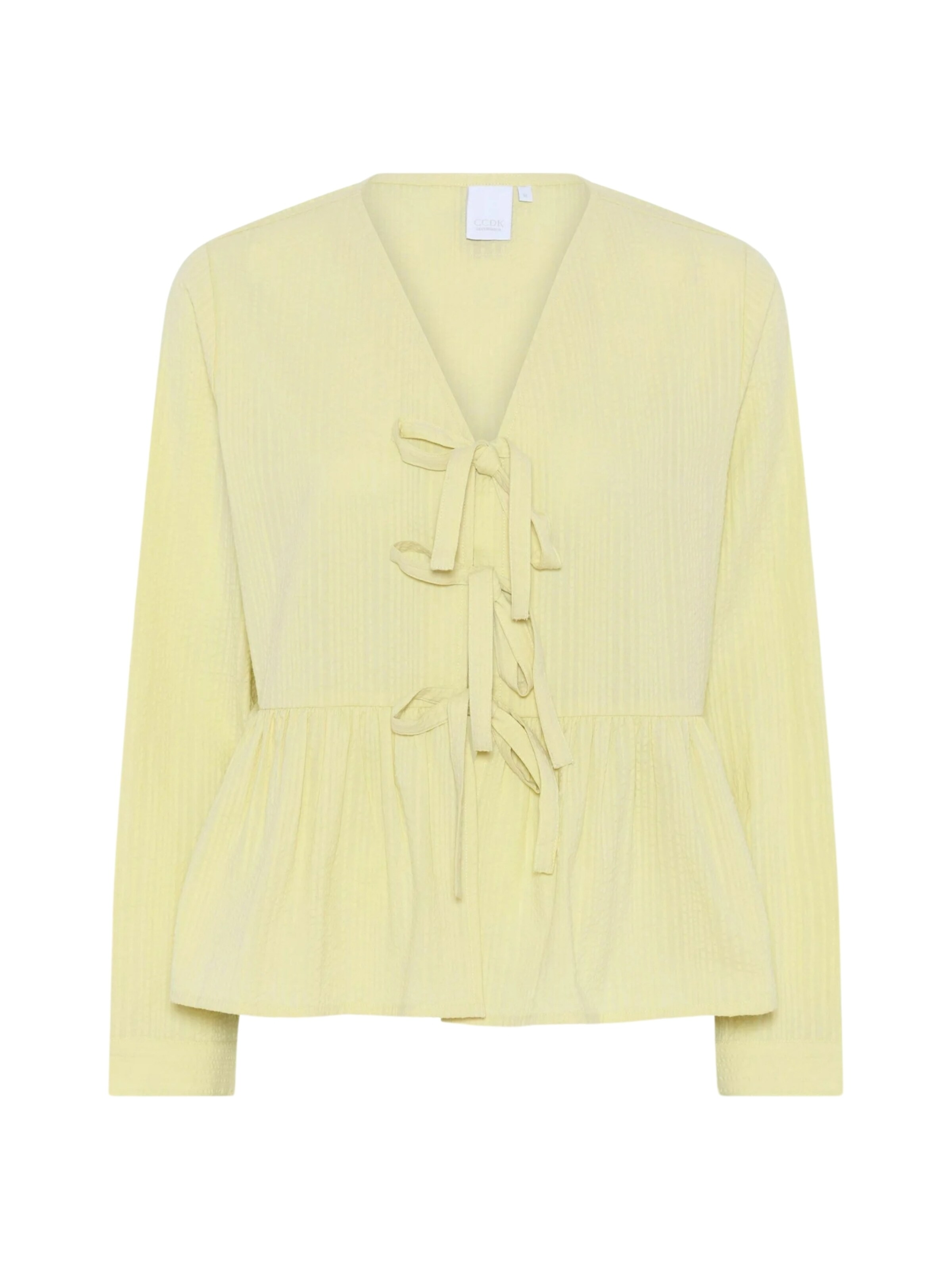 Camicia da notte 'Bae' di CCDK Copenhagen in giallo: frontale