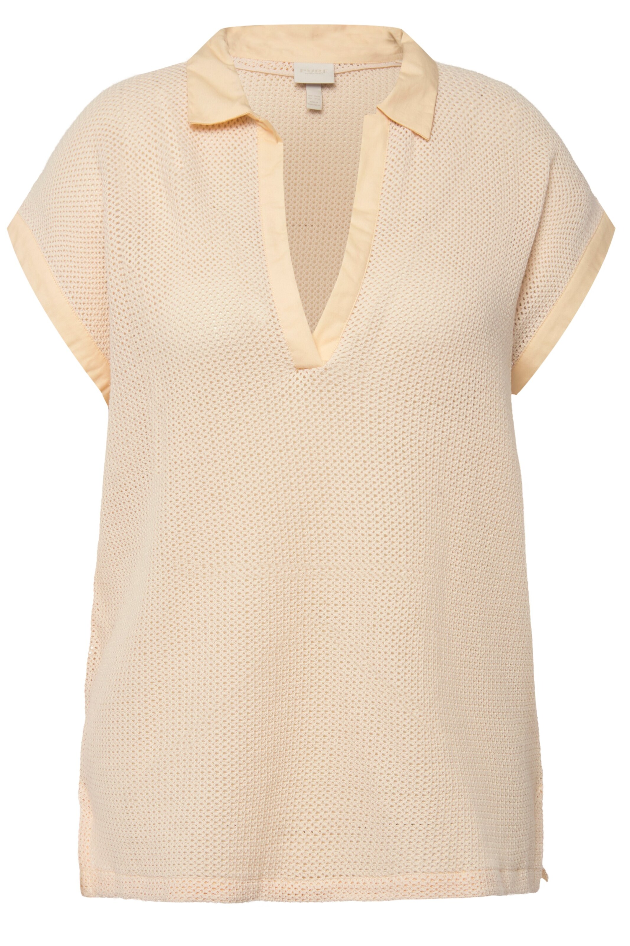 Ulla Popken Trui in Beige: voorkant