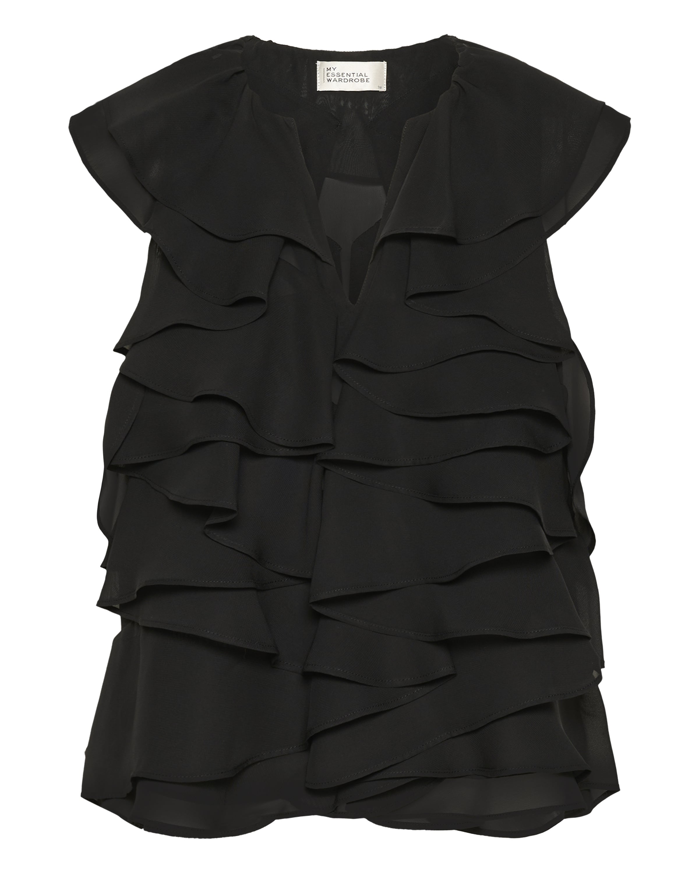 My Essential Wardrobe Blouse in Black: front