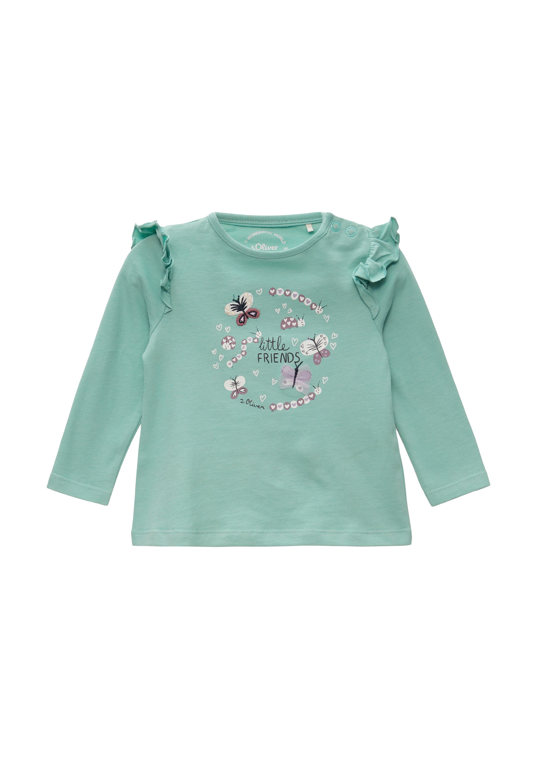 s.Oliver Shirt in Groen: voorkant