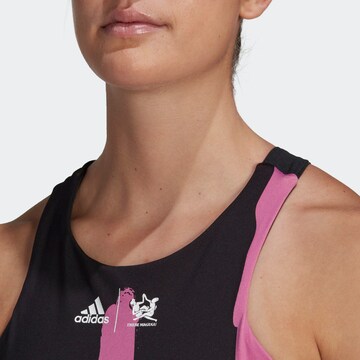 Haut de sport 'Thebe Magugu New York Y-Back' ADIDAS SPORTSWEAR en noir