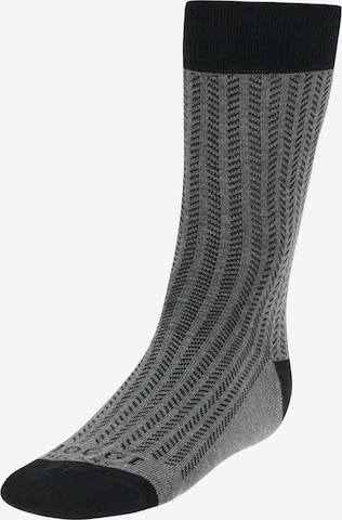 Calzino di Boggi Milano in grigio: frontale