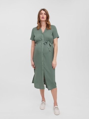 Vero Moda Maternity Shirt Dress 'VICA' in Green