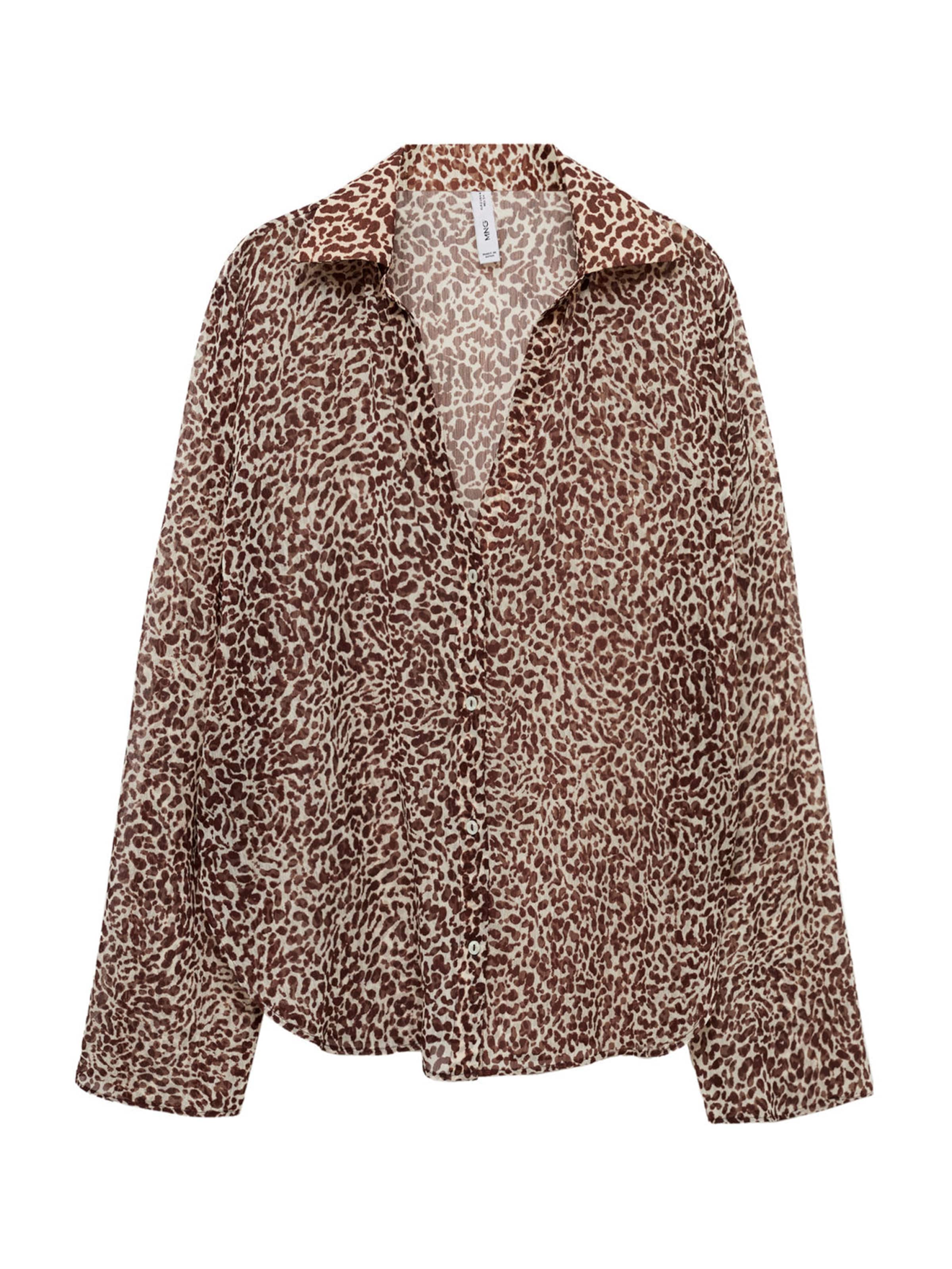 MANGO Bluse 'BOLIVIA' in Braun: Vorderseite