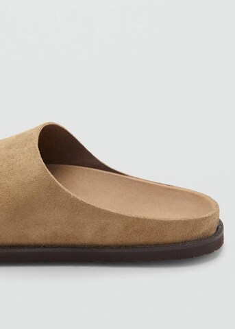 MANGO MAN Pantolette in Beige