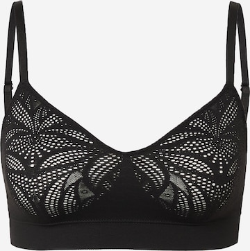 Lindex Bustier Melltartó - fekete: elől