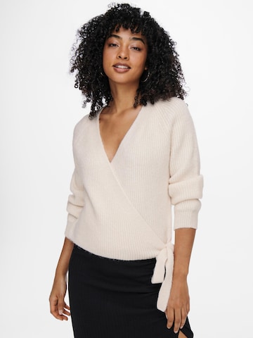 Cardigan 'Mia' ONLY en beige : devant