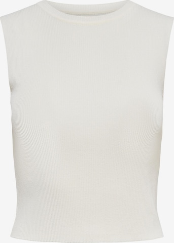 Top in maglia 'Majli' di ONLY in bianco: frontale