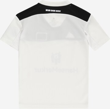 ADIDAS PERFORMANCE - Camisa funcionais 'Hamburger Sv 22/23 Home' em branco