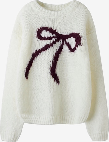 Pull-over NAME IT en blanc : devant