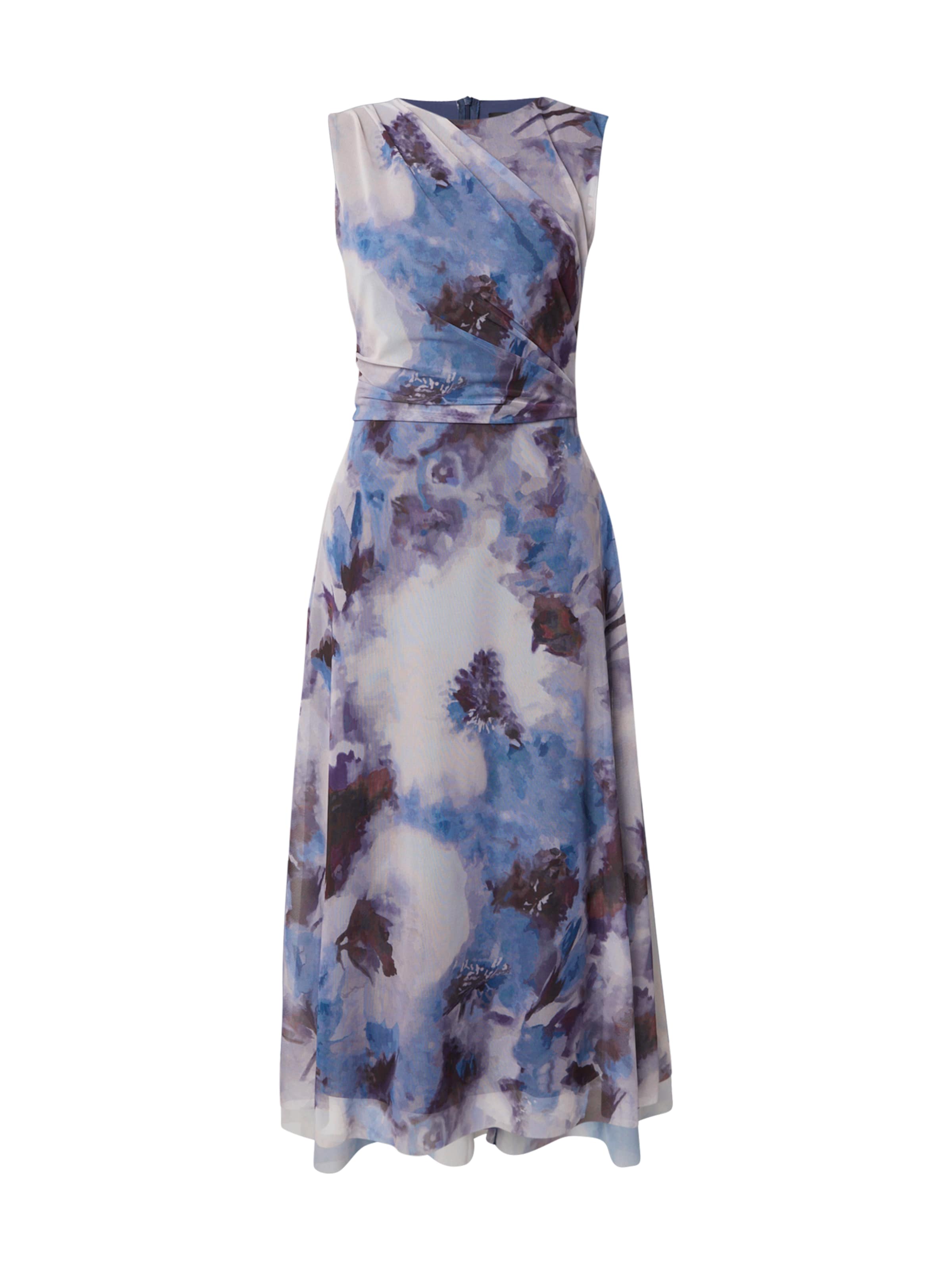 SWING Šaty – modrá: přední strana