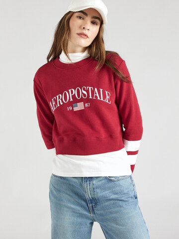 Sweat-shirt 'USA'' AÉROPOSTALE en rouge : devant