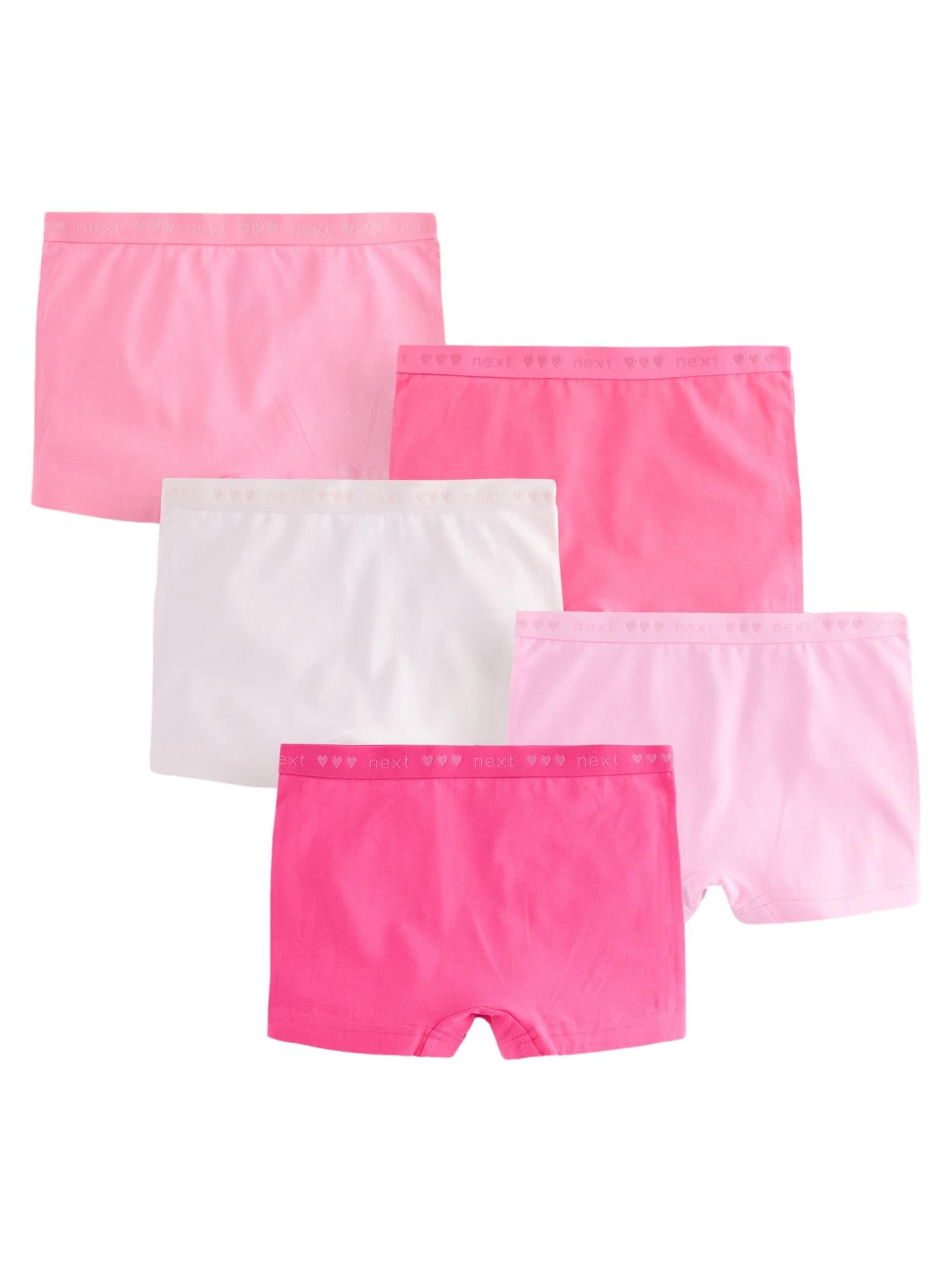 Next Underpants in Pink: front