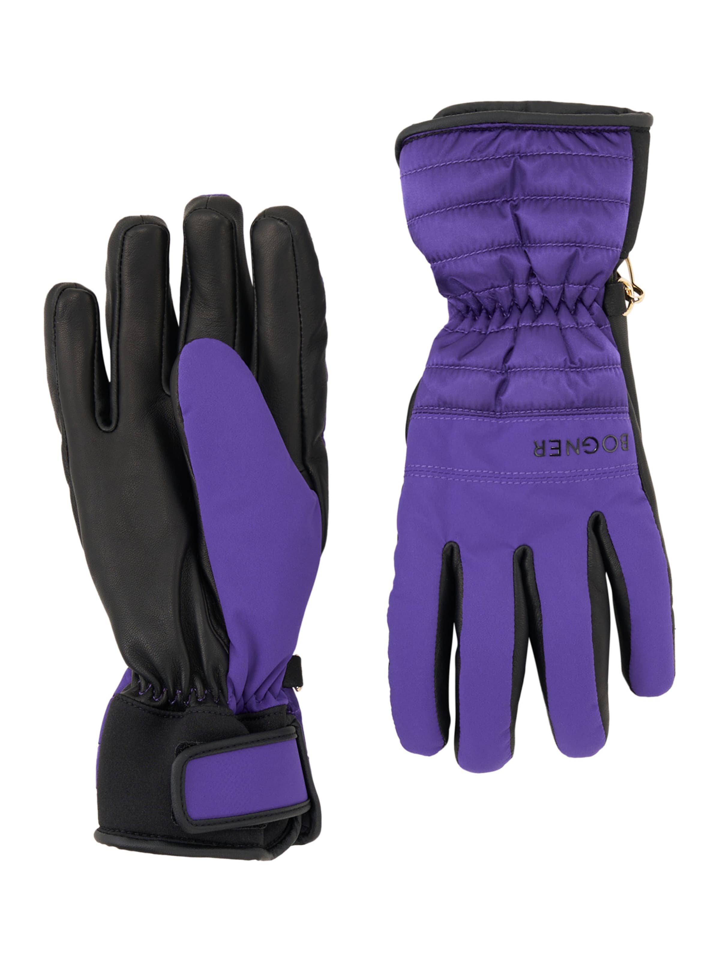 BOGNER Sports gloves 'Cadis' in Purple: front