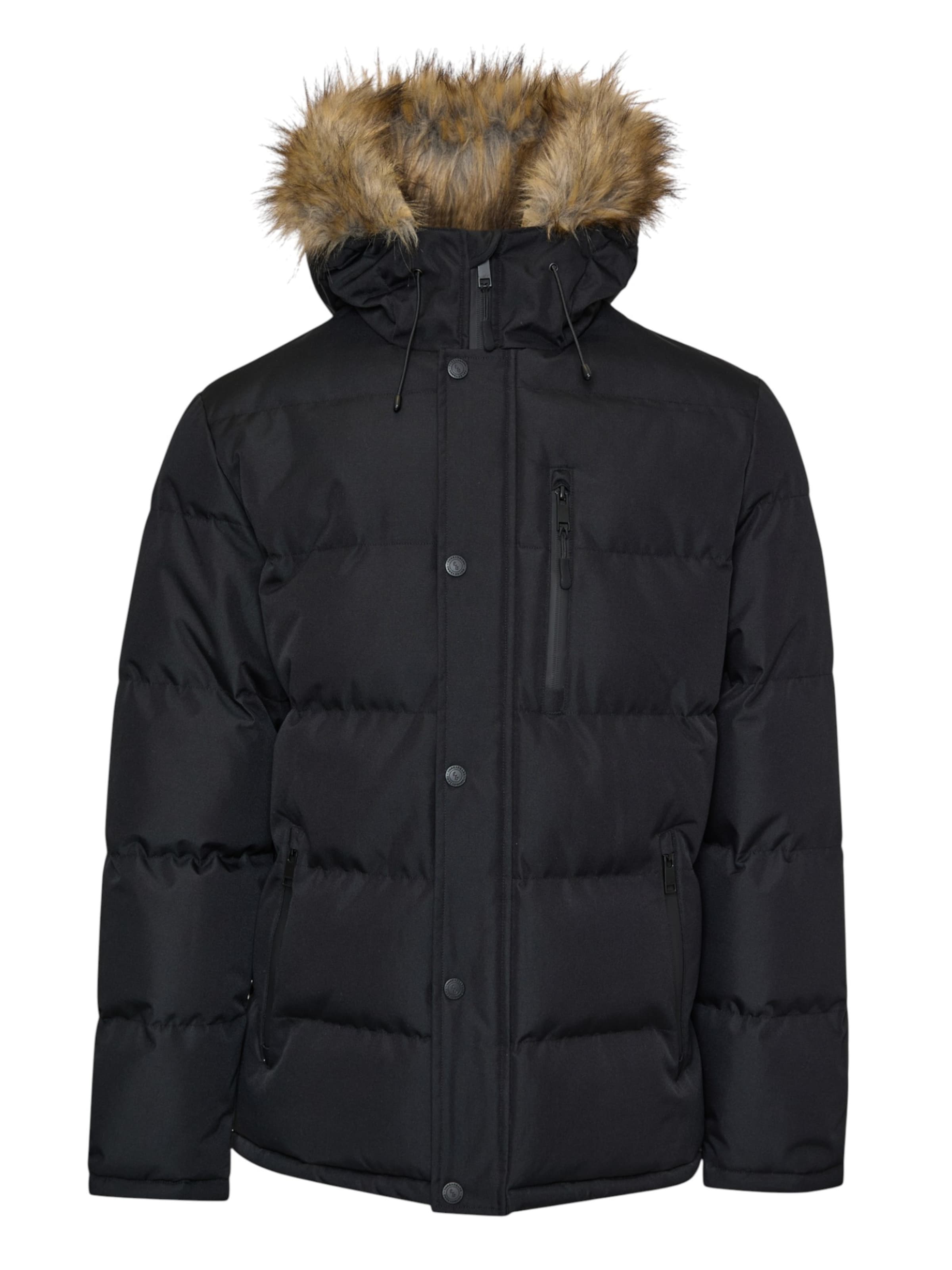 Threadbare Jacke 'Lakewood' in Schwarz: Vorderseite