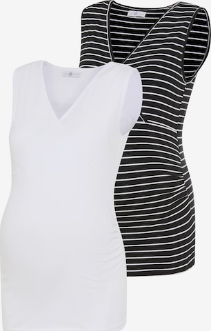 Neun Monate Shirt in Mischfarben: Vorderseite