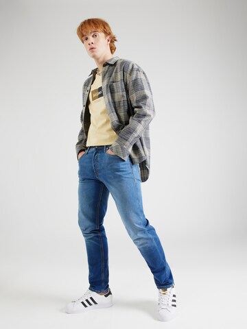JACK & JONES Regular Fit Hemd 'DALSTON' in Gelb