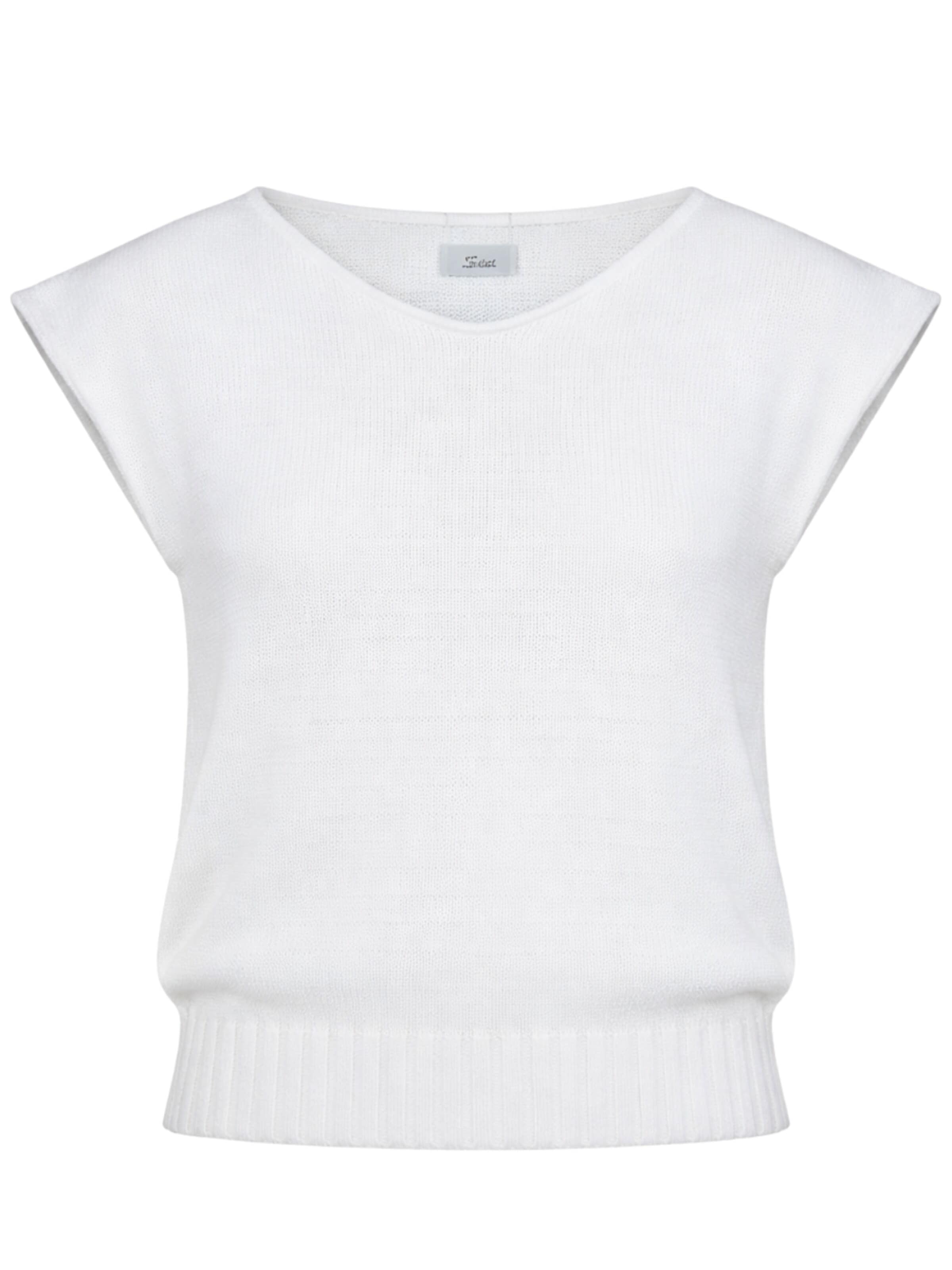 Süel knitwear Knitted top 'Carlos' in White: front