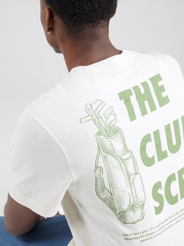 Abercrombie & Fitch - Camisa 'CLUB' em branco