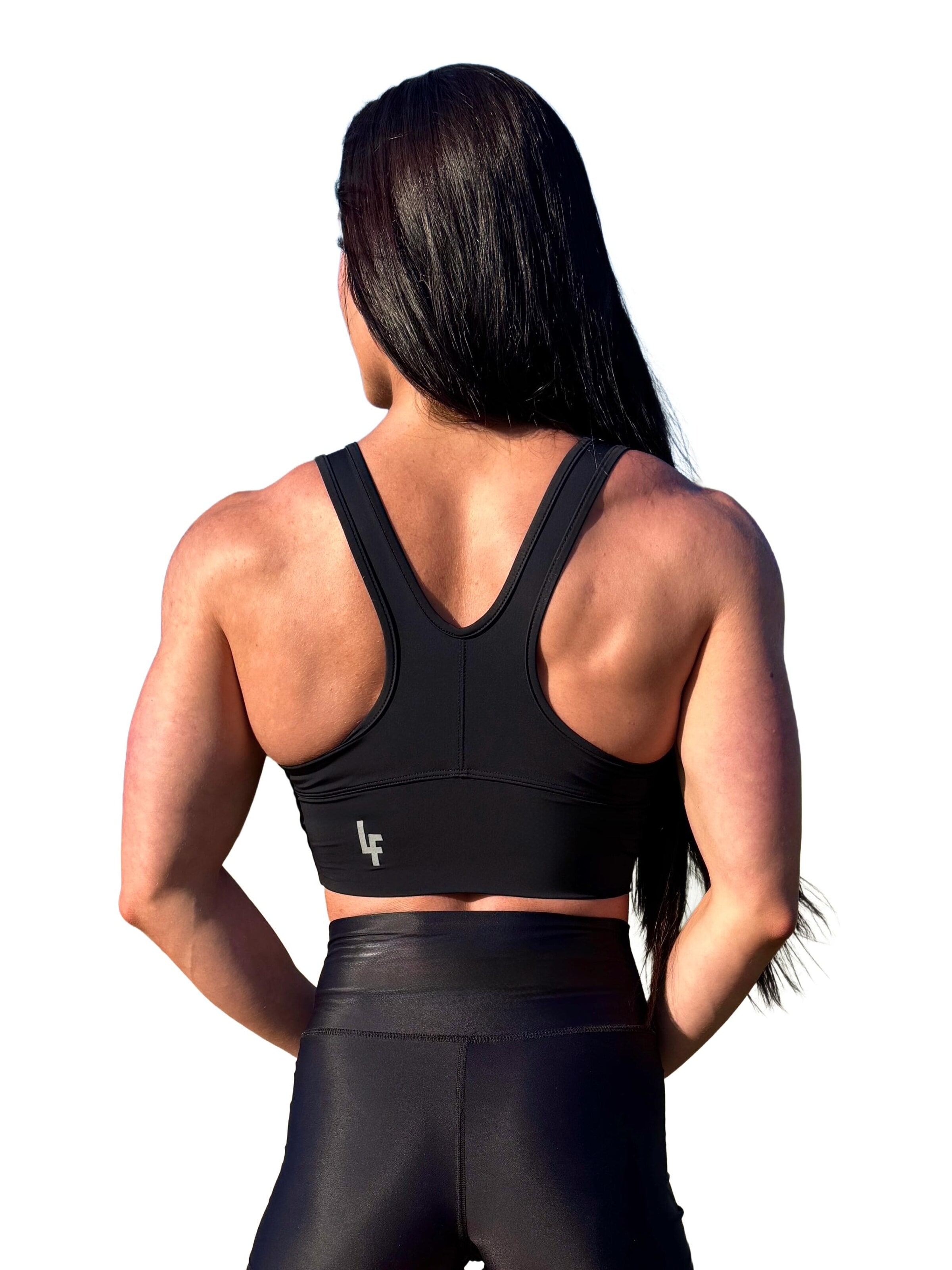 Top sportivo 'Top Adela' di LUXFEEL in nero